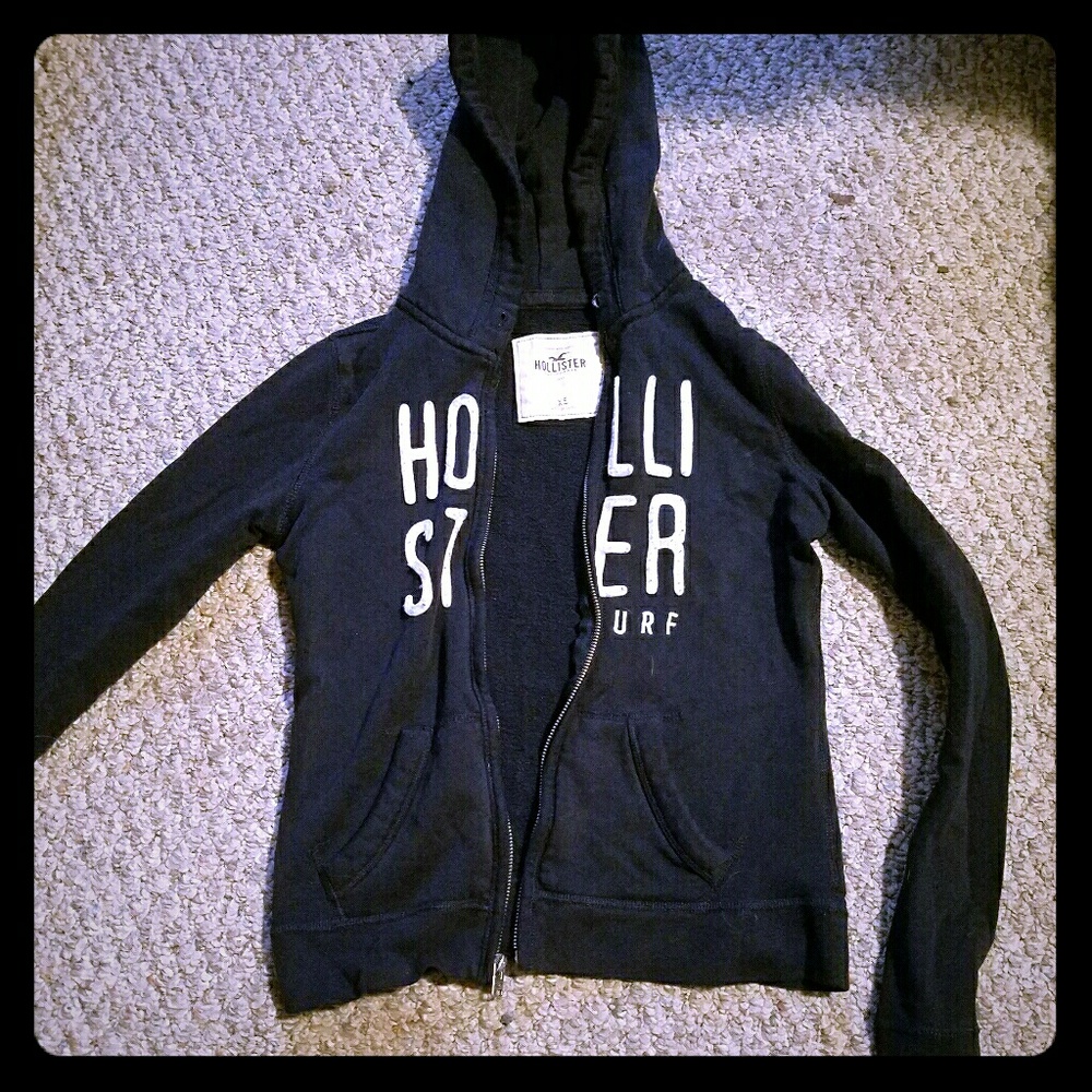Hollister zip up hoodie